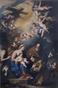 Luca Giordano, LA SACRA FAMIGLIA CON S. ANTONIO DI PADOVA, 1653, Brera, Milano